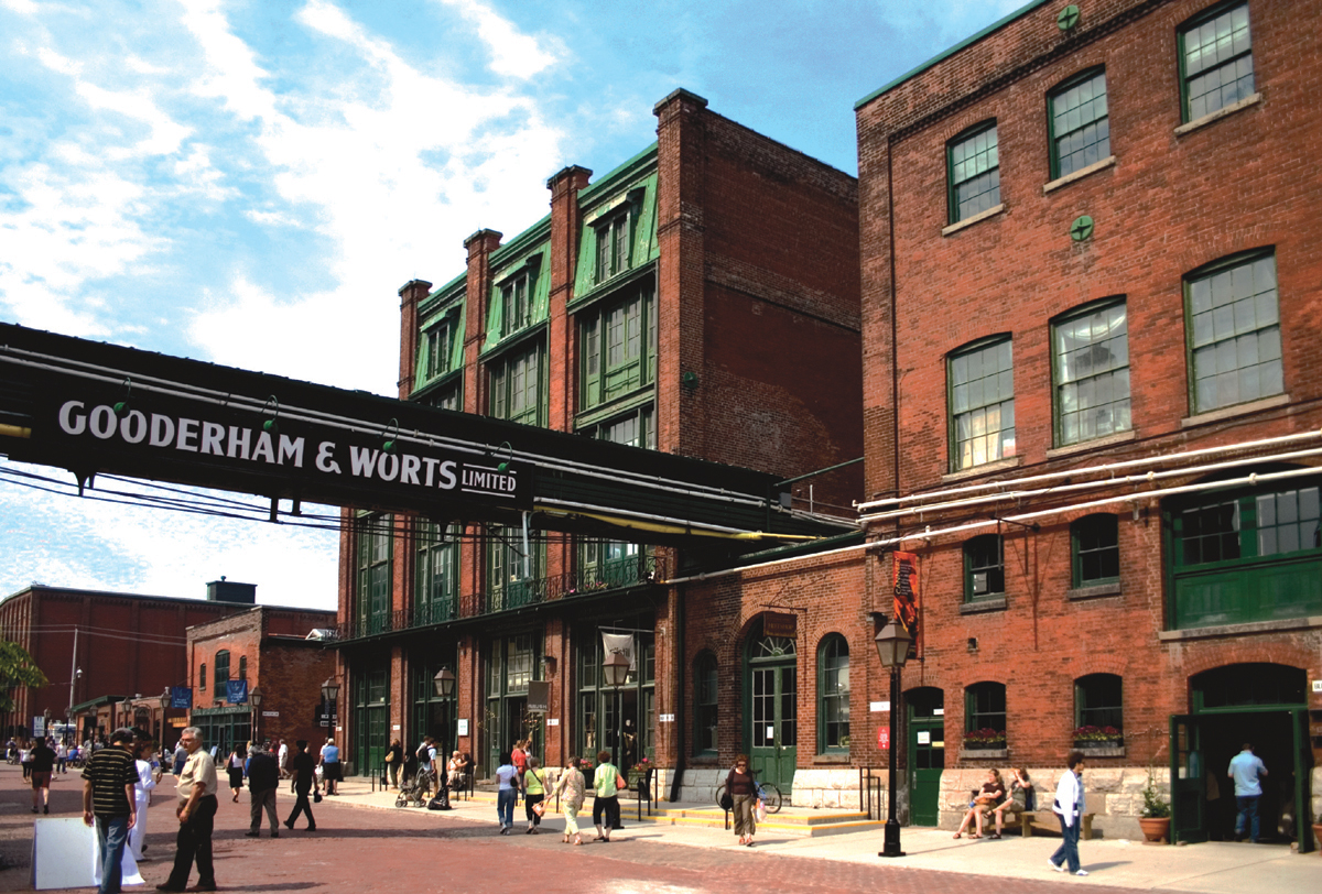 The Distillery District Before and After Photos
